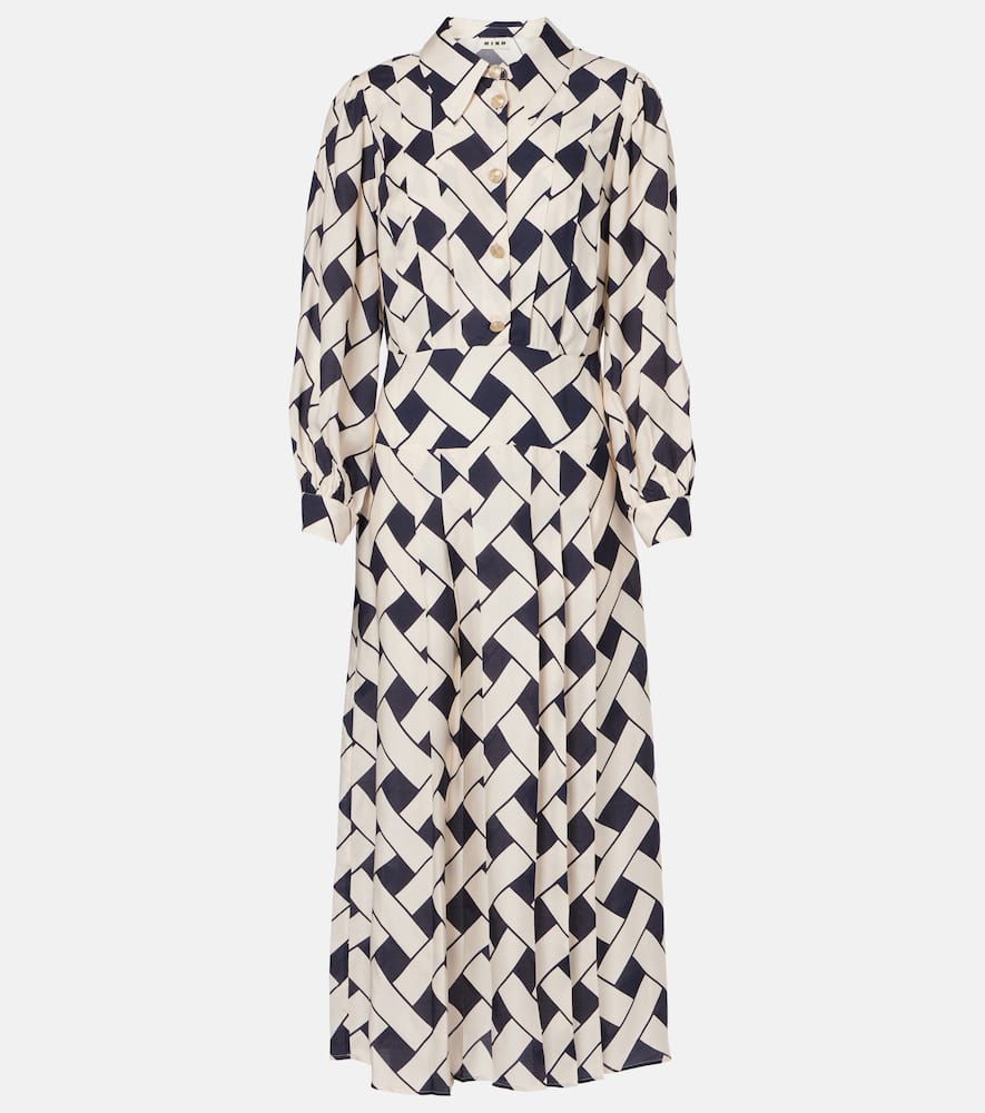 Analise printed maxi dress