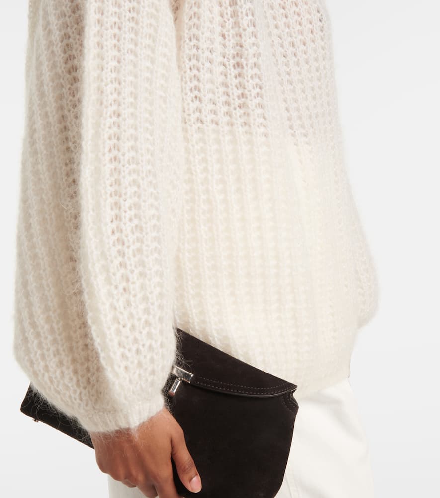 Totême Vilo Panelled Wool Jumper In Weiss
