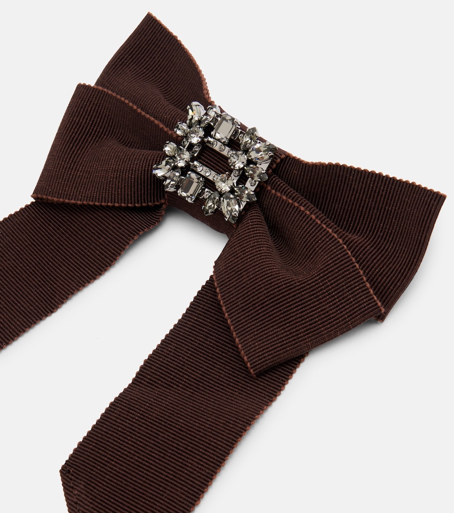 Roger Vivier Roger Vivier Broche Vivier Embellished Hair Clip 