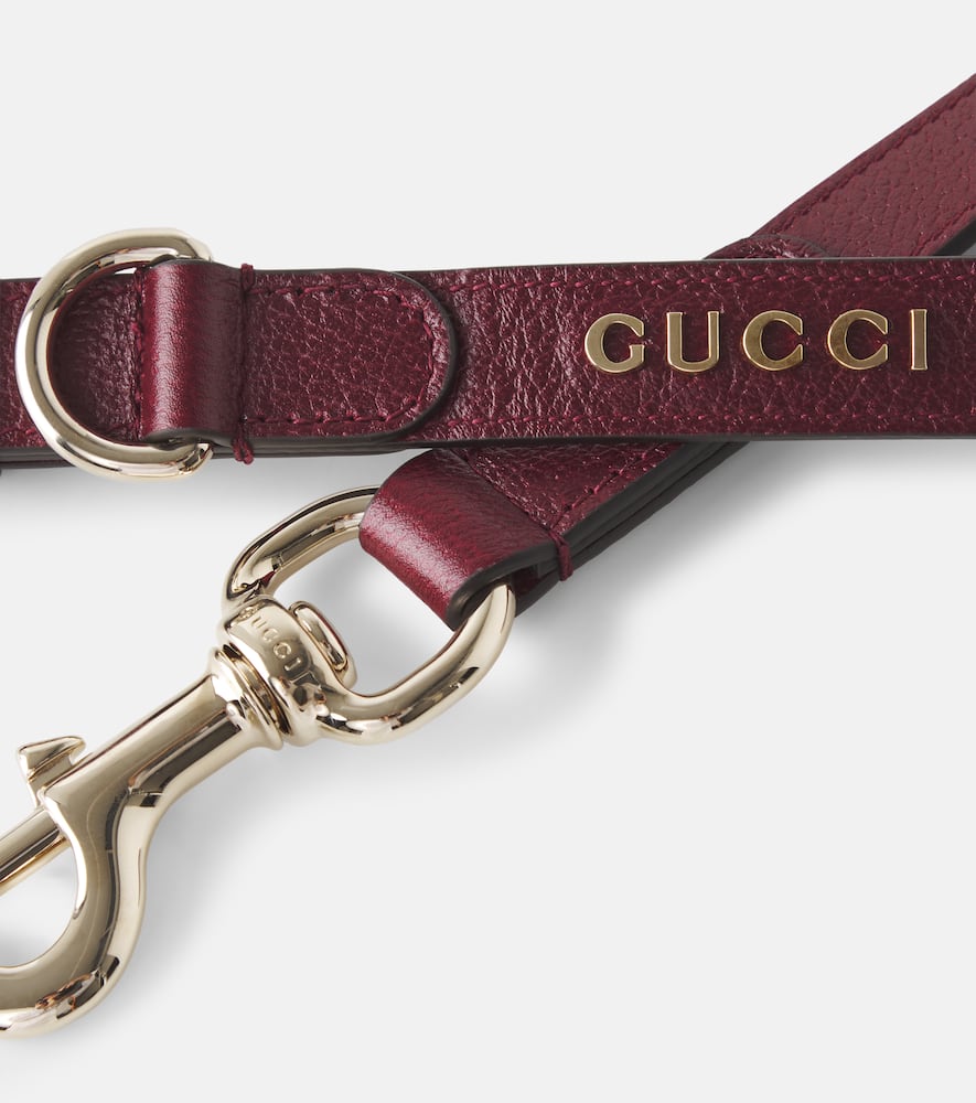 Gucci Small/Medium leather dog leash