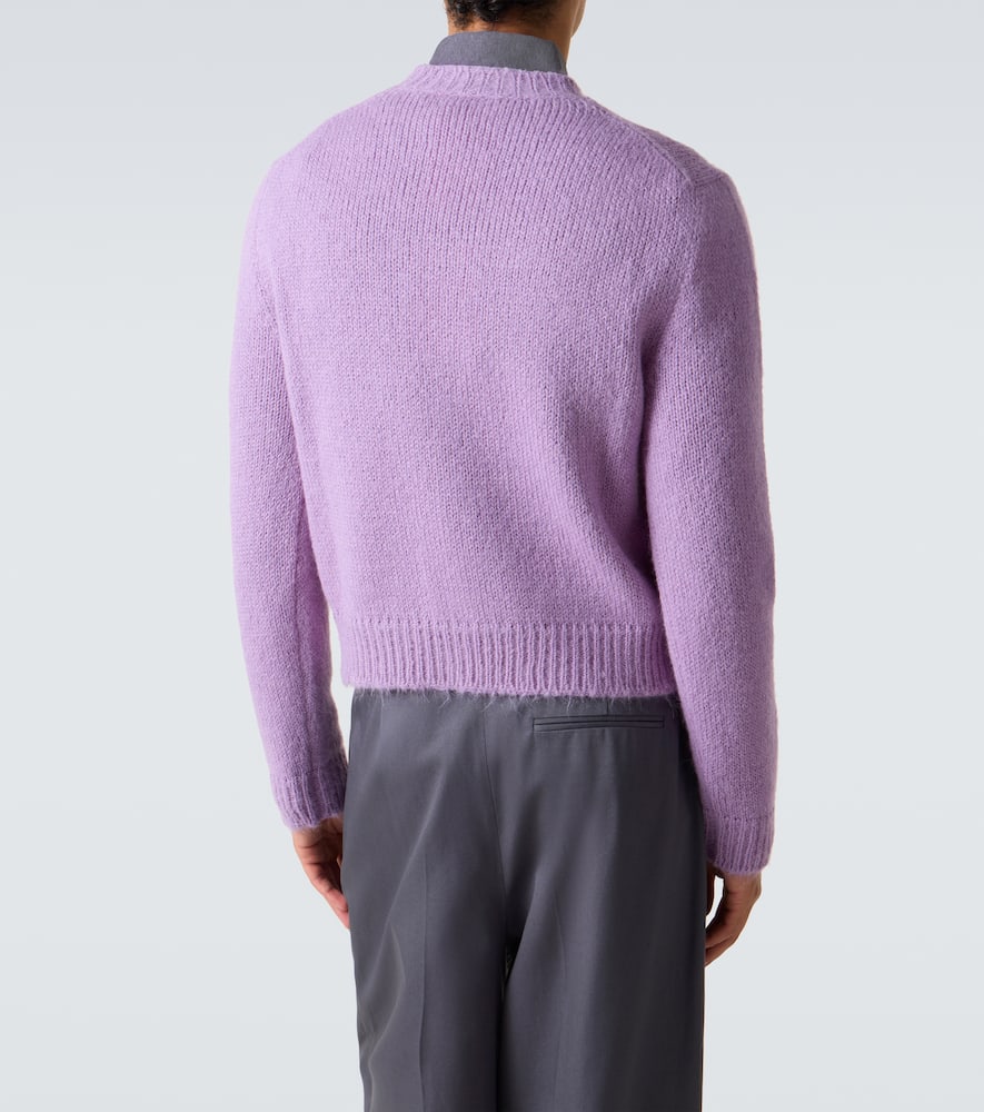 Jil Sander Alpaca And Wool-blend Sweater In Purple