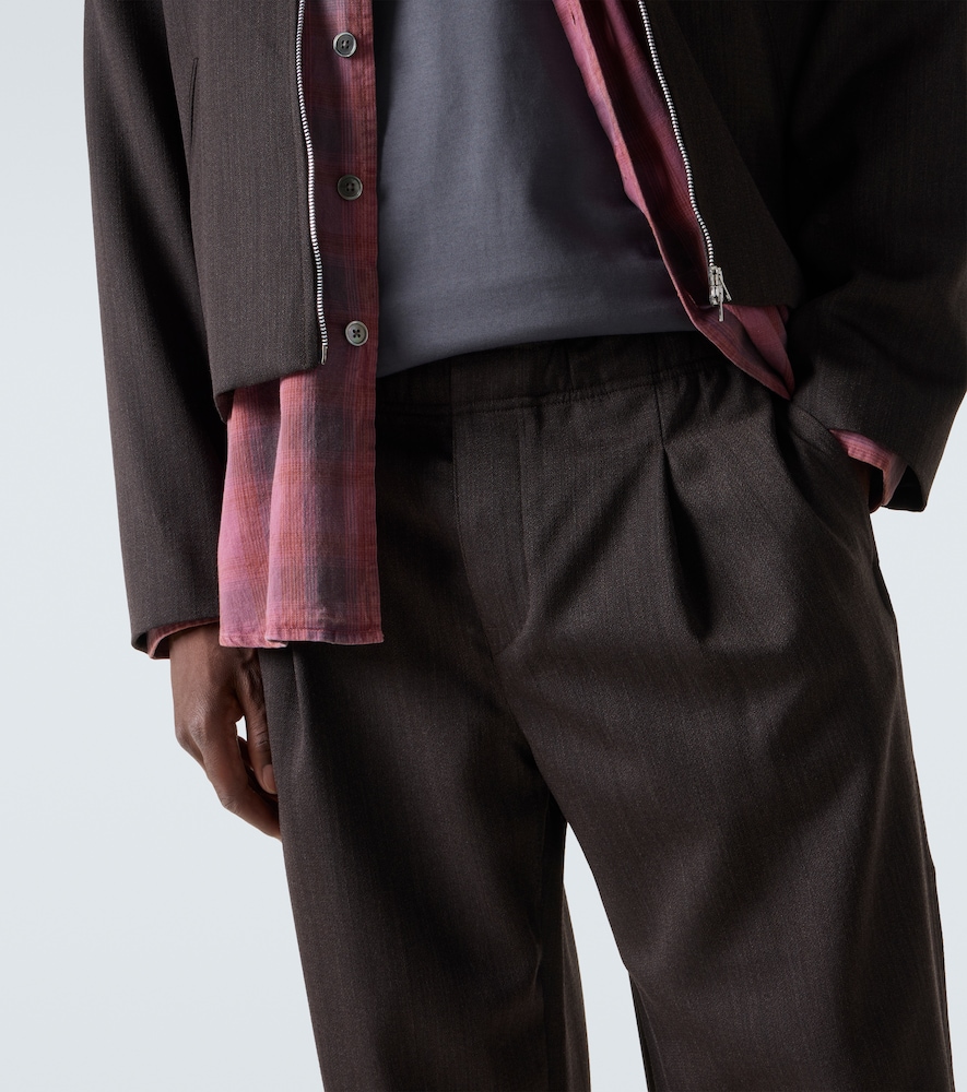  Our Legacy Our Legacy Weite Mid-rise-hose Leisure Aus Wolle 