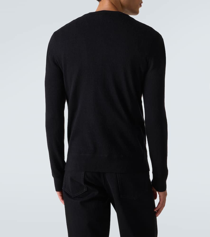 The Row Dioniso Cashmere Sweater In Black