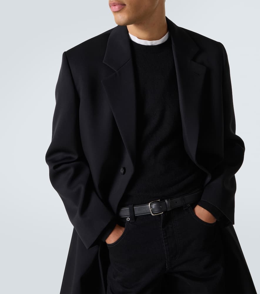 The Row Dioniso Cashmere Sweater In Black