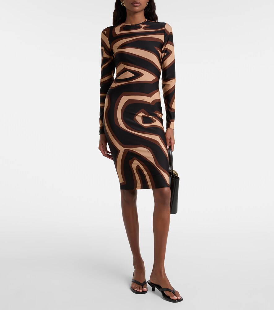 Pucci Labirinto jersey minidress