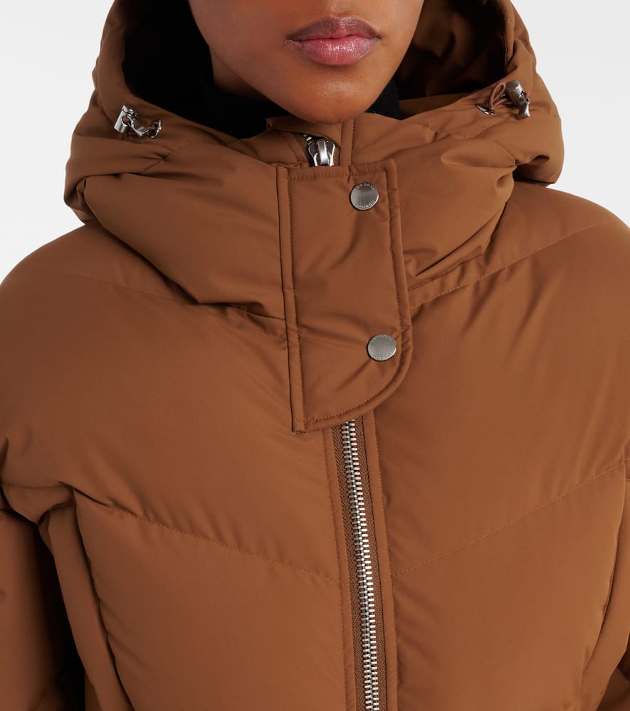 Cordova Ajax Quilted Down Ski Suit In Brown