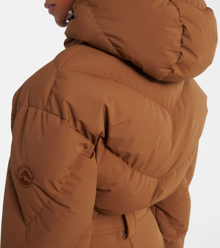 Cordova Ajax Quilted Down Ski Suit In Brown