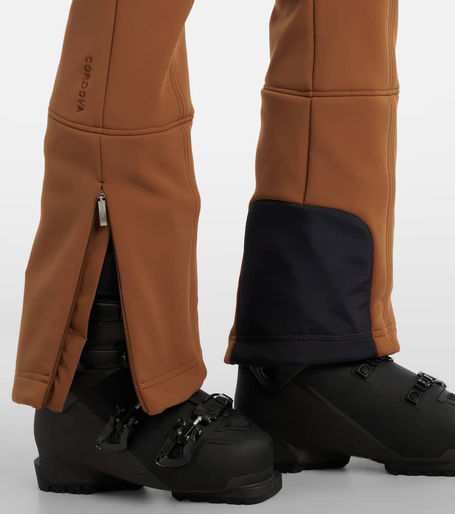 Cordova Ajax Quilted Down Ski Suit In Brown