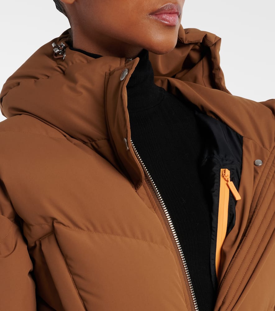 Cordova Ajax Quilted Down Ski Suit In Brown