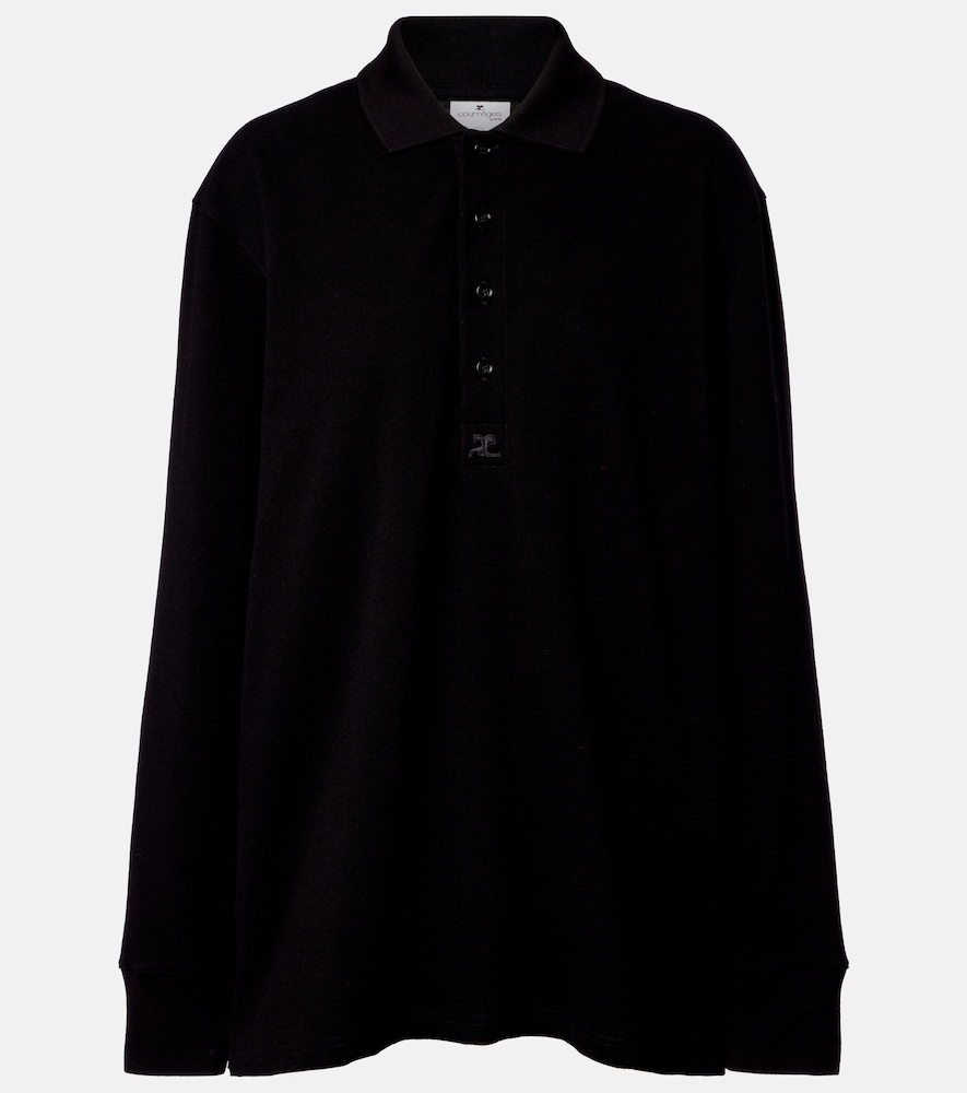 Courreges Courrèges Cotton jersey polo sweater