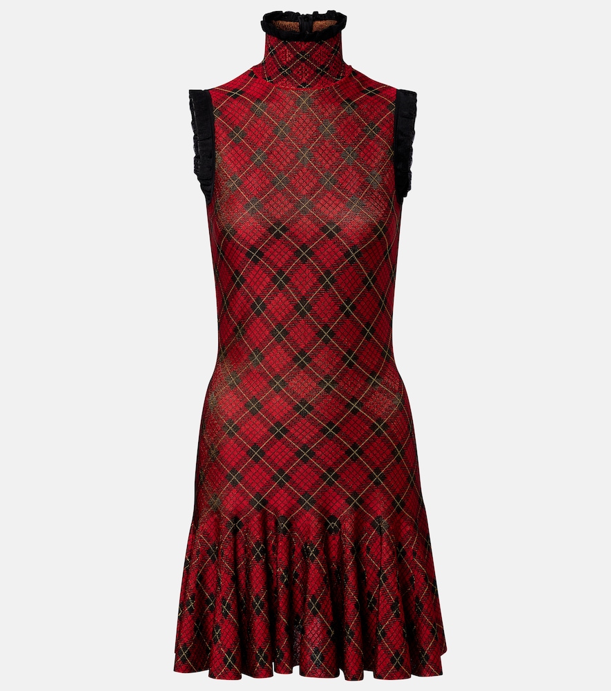 McQueen Plaid minidress