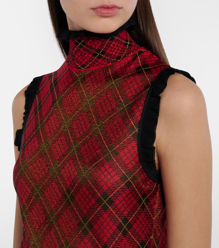  Mcqueen Mcqueen Plaid Minidress 