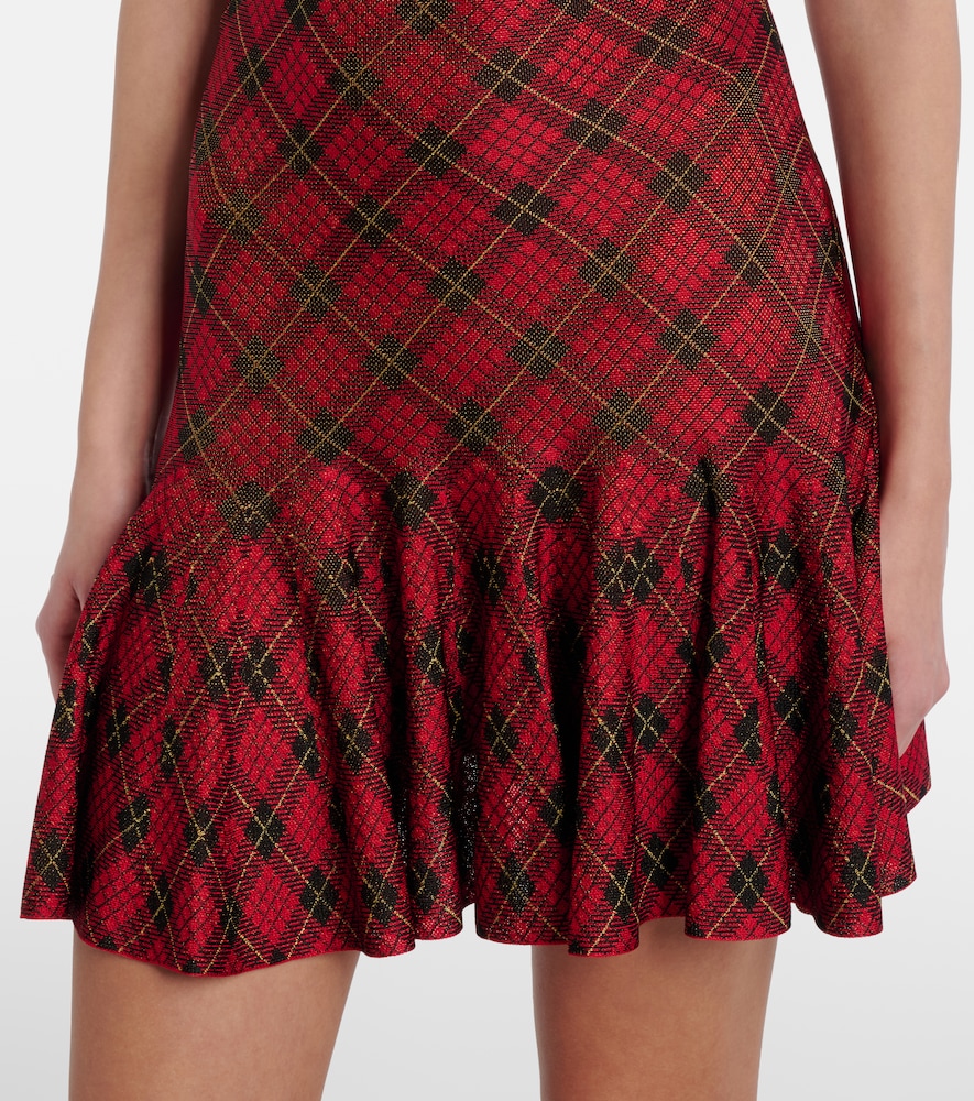  Mcqueen Mcqueen Plaid Minidress 
