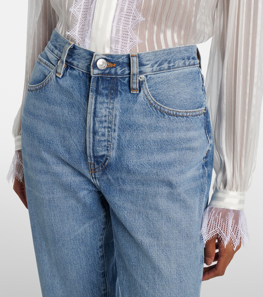  Frame Frame Straight Jeans The Vertical Crop 