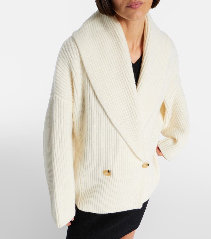  Vince Vince Ribbed-knit Wool-blend Jacket 