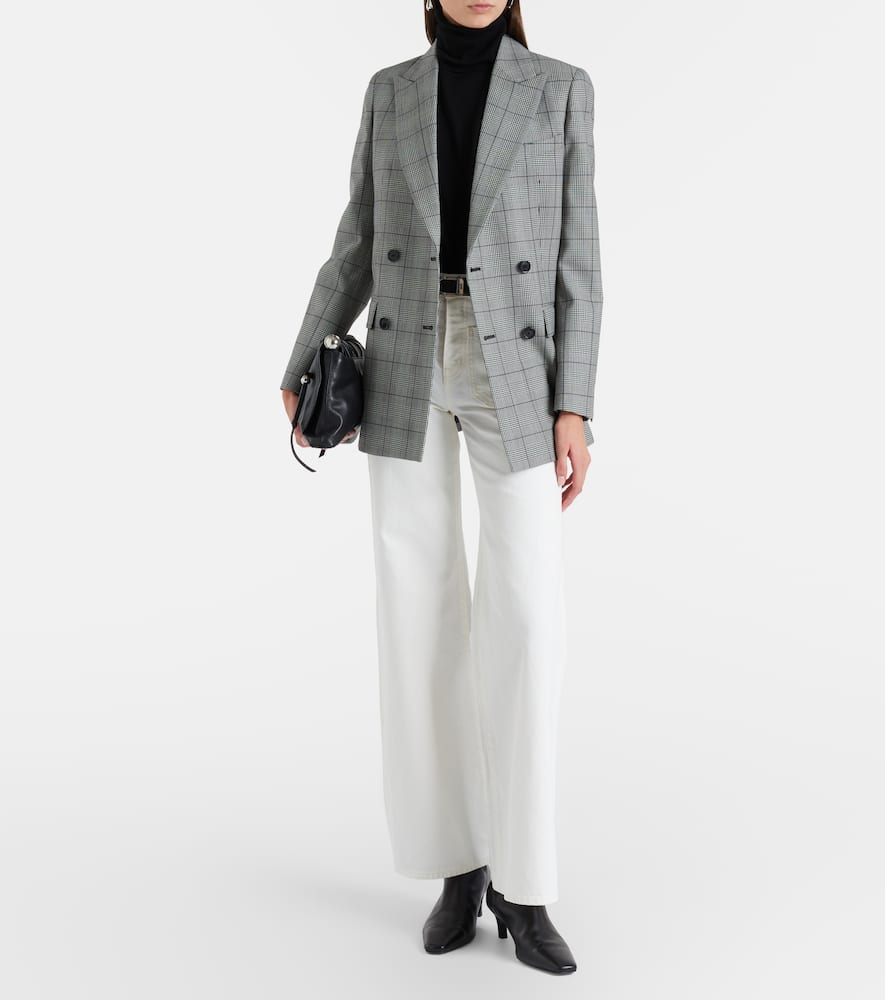 Nili Lotan Florence High-rise Flared Jeans In White