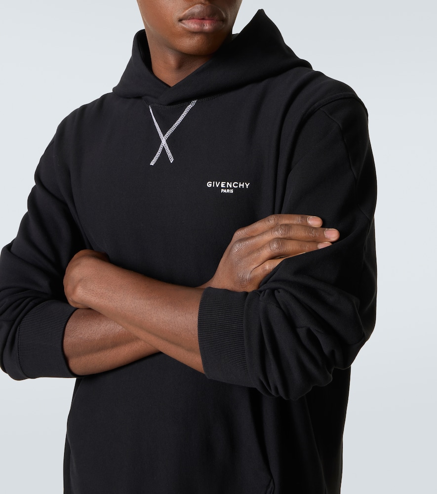  Givenchy Givenchy Logo Cotton Jersey Hoodie 