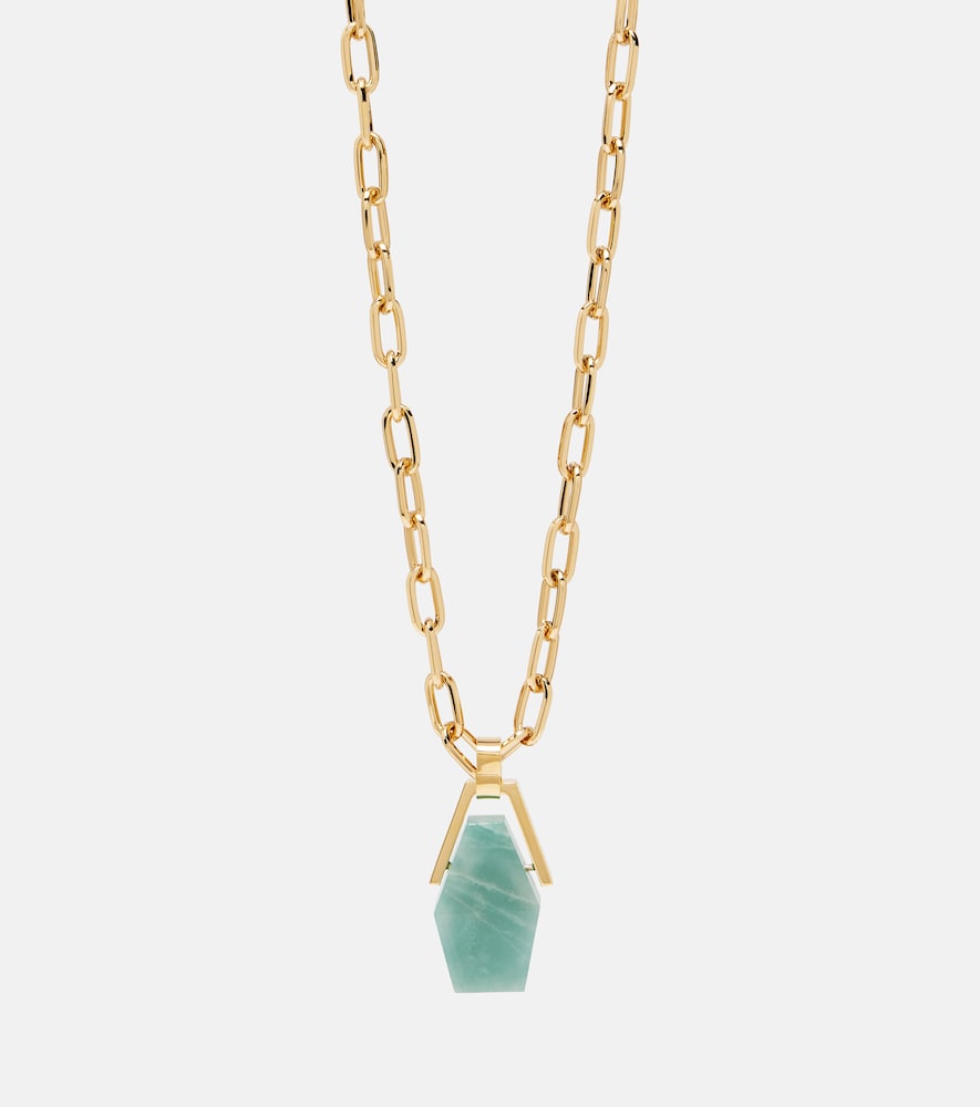 La DoubleJ Portal gold-plated chain necklace
