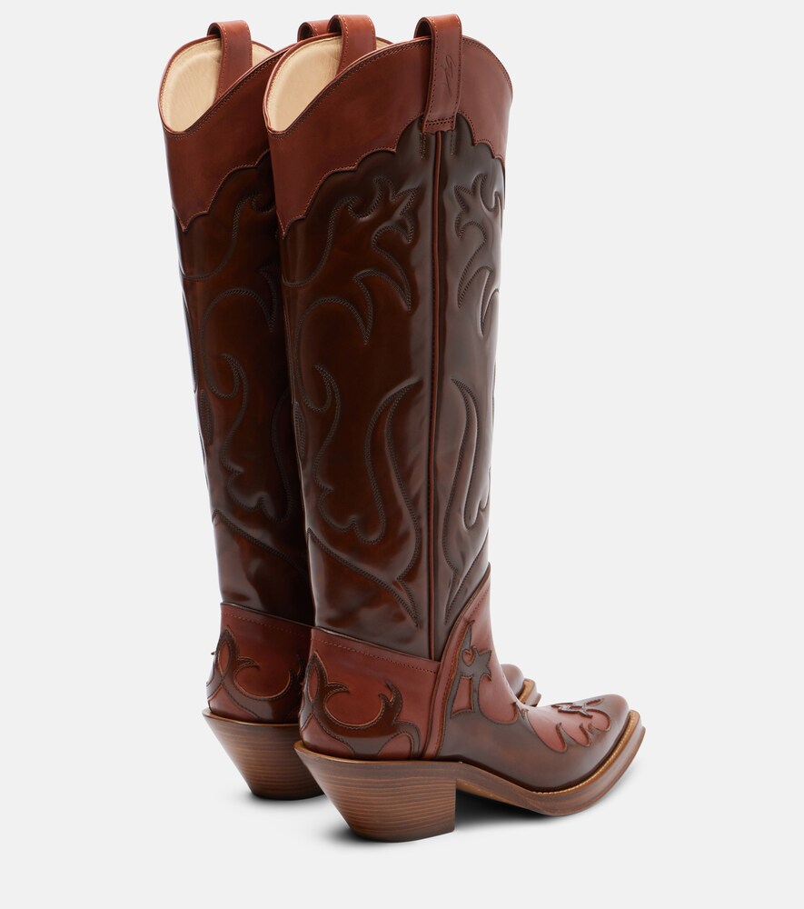  Gabriela Hearst Gabriela Hearst Capitana Leather Cowboy Boots 