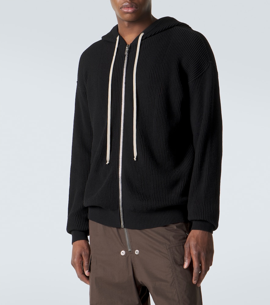  Rick Owens Rick Owens Kapuzenjacke Aus Schurwolle 