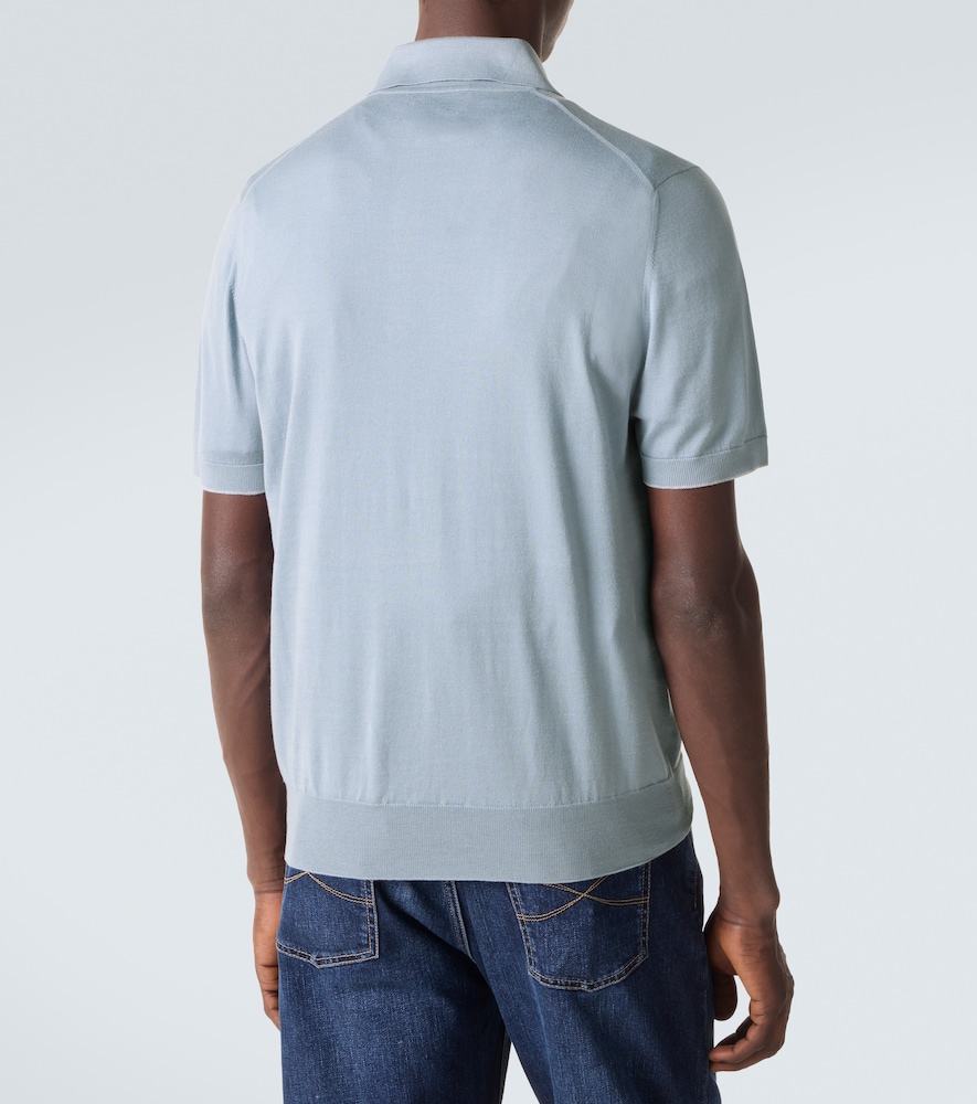  Brunello Cucinelli Brunello Cucinelli Polohemd Aus Baumwoll-piqué 