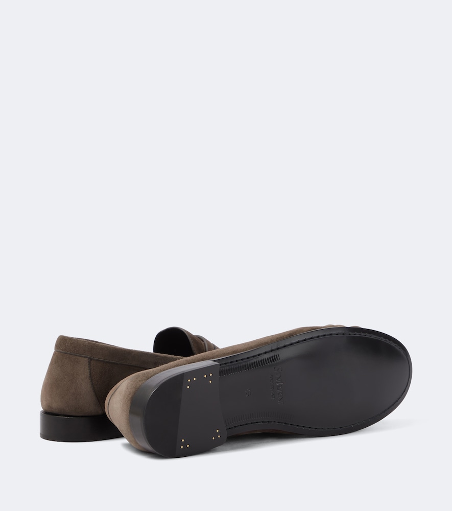  Saint Laurent Saint Laurent Loafers Le loafer Aus Veloursleder 