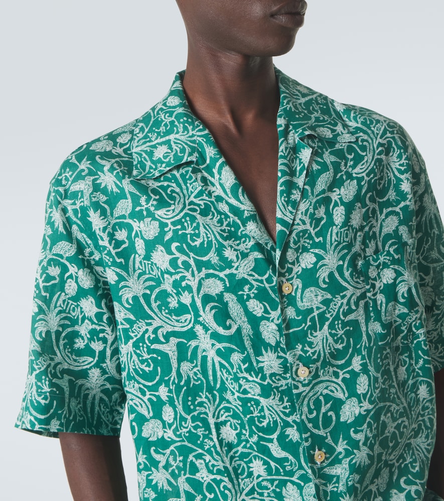  Kiton Kiton Hemd Aus Leinen 