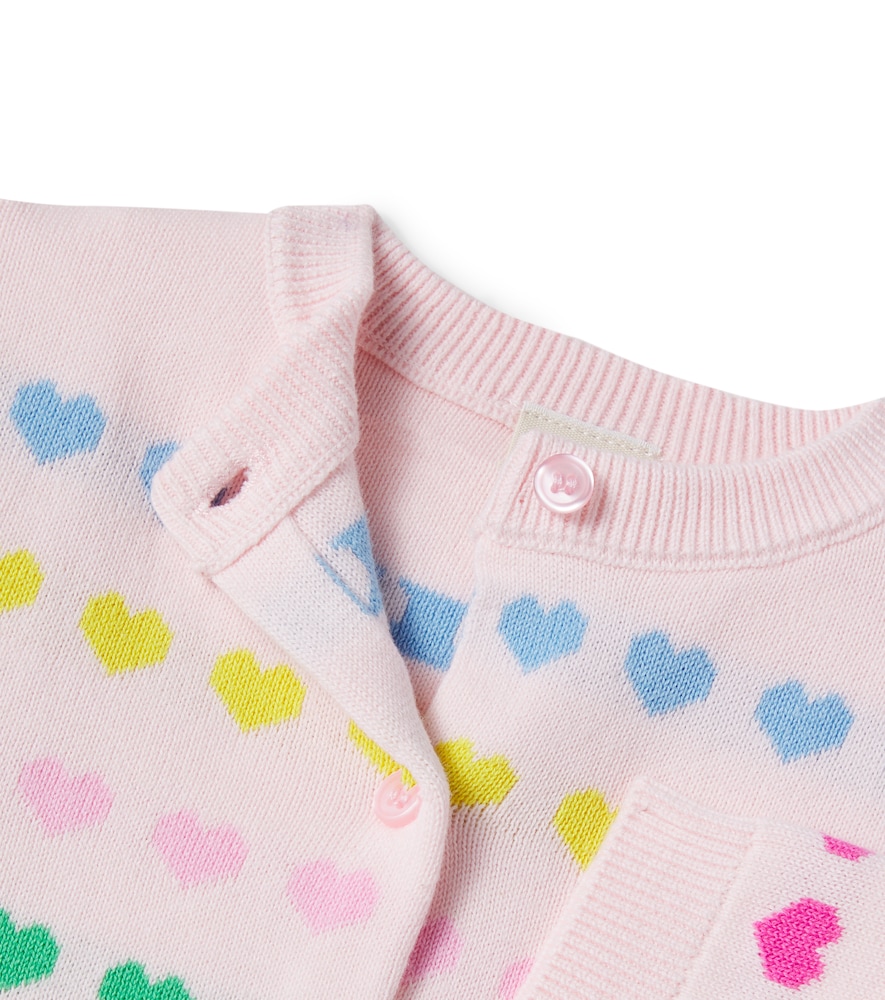  Bonton Bonton Baby Cardigan Lordine Aus Baumwoll-jacquard 