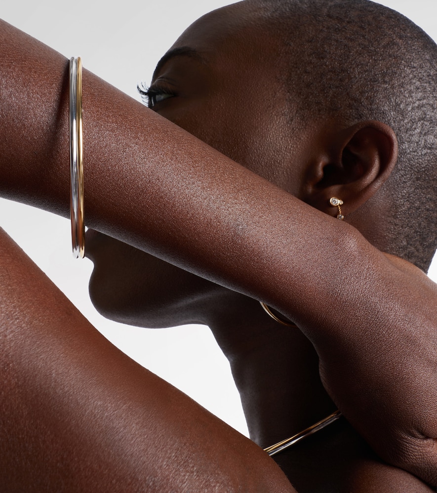  Jennifer Fisher Jennifer Fisher Thread 10kt Gold-plated Bangle 