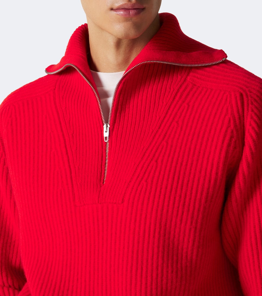 Wool Half-Zip Sweater