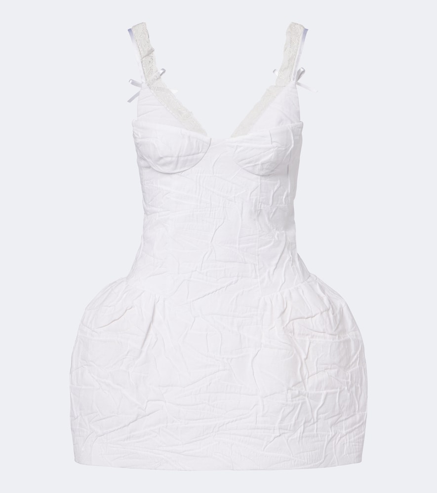 Minikleid aus einem Baumwollgemisch