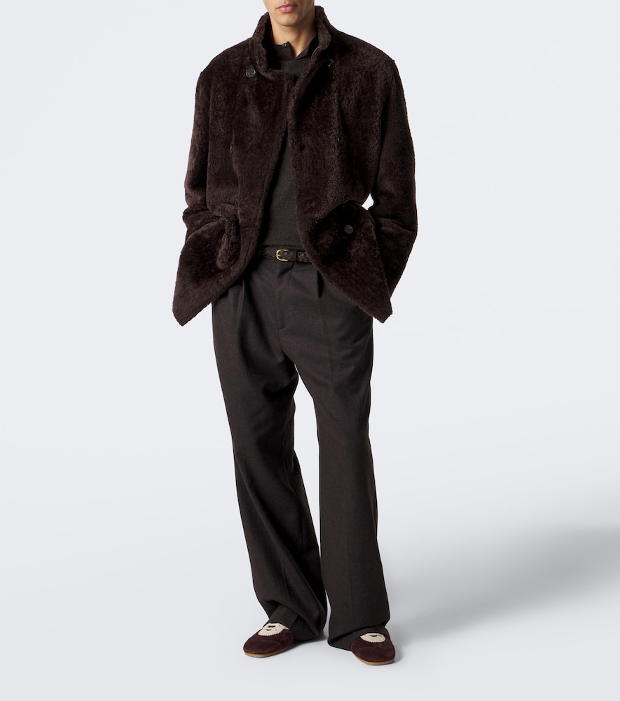 Caleb Reversible Shearling And Coat