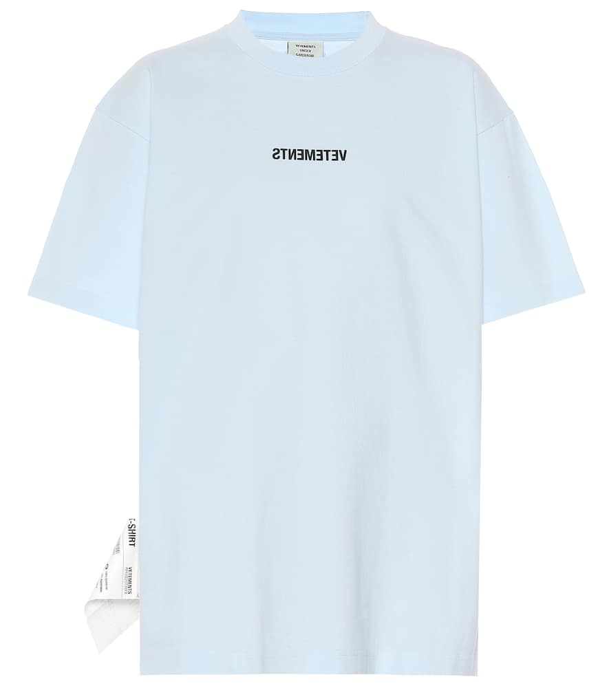 Vetements T-shirts LOGO COTTON T-SHIRT