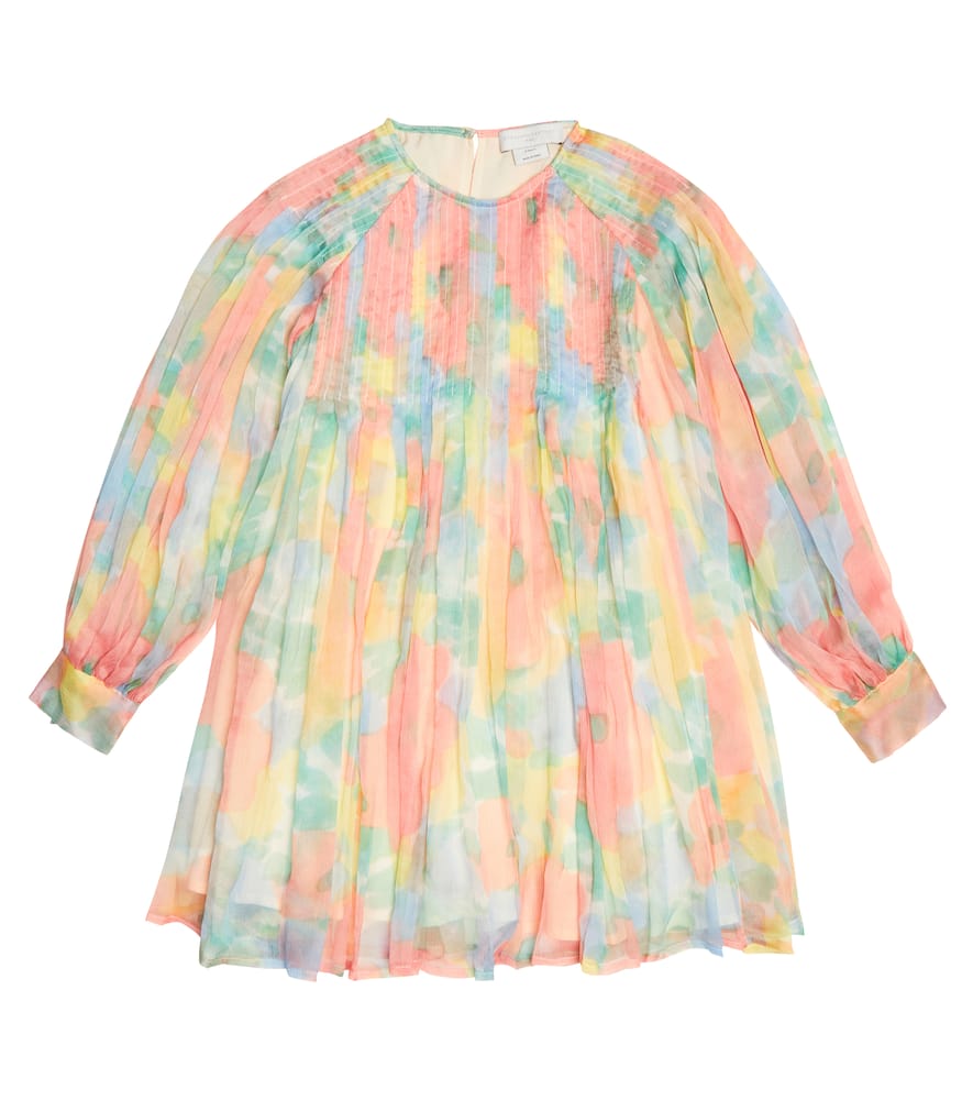 Stella McCartney Kids Floral silk georgette dress