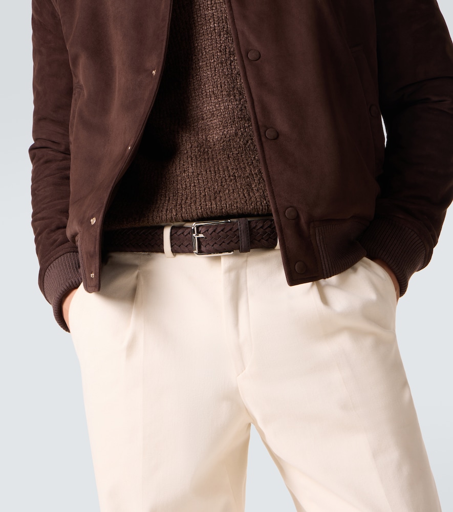  Tod's Tod's Braided Suede Belt 