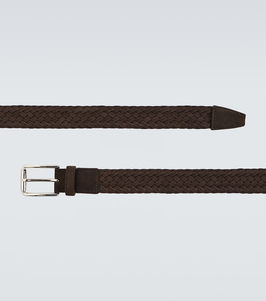  Tod's Tod's Braided Suede Belt 