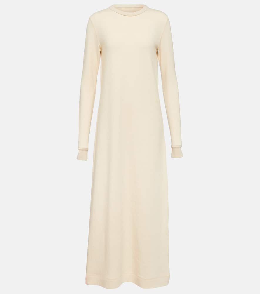 Jil Sander Wool and cotton midi dress