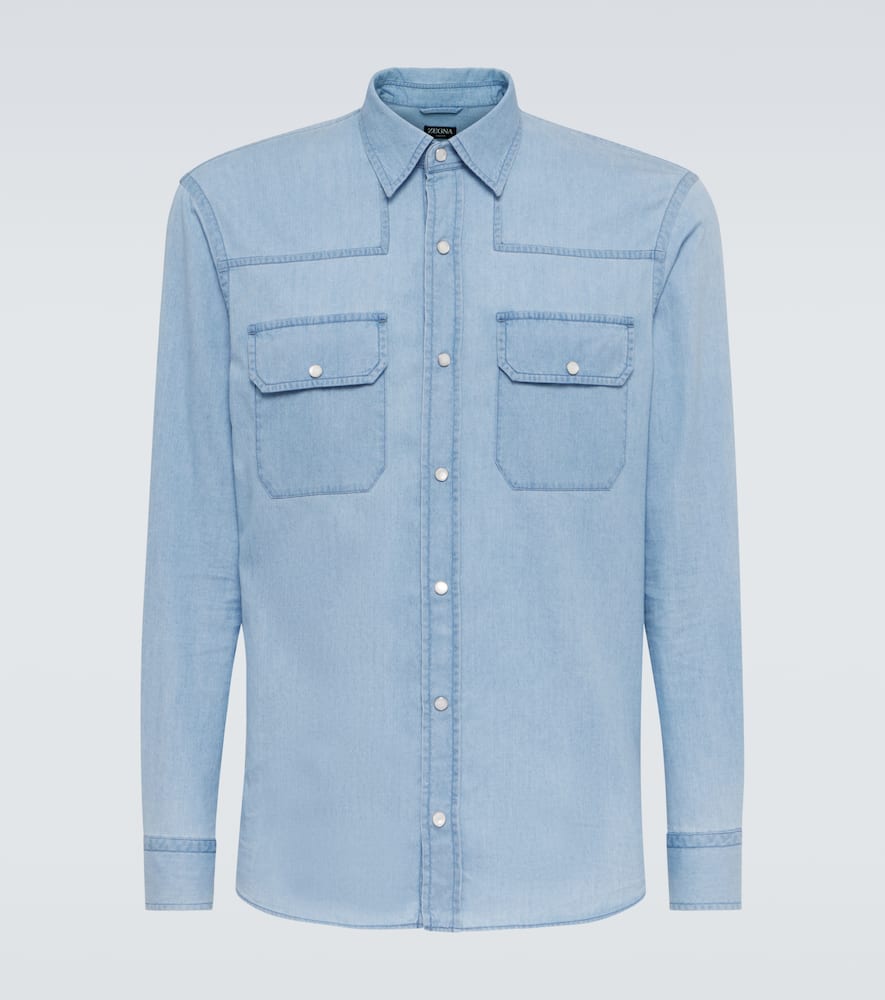 Denim Western shirt