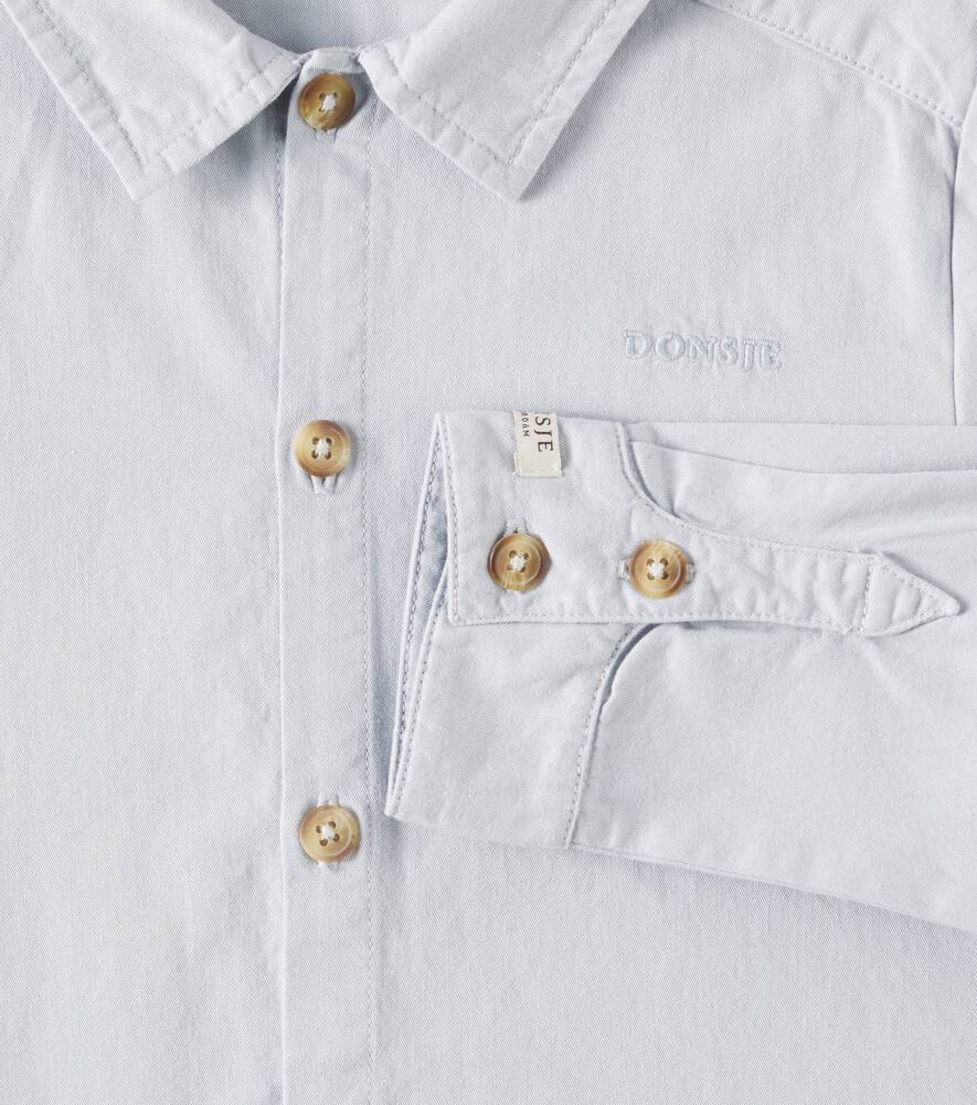 Donsje Bellare Cotton Shirt In Ice Blue