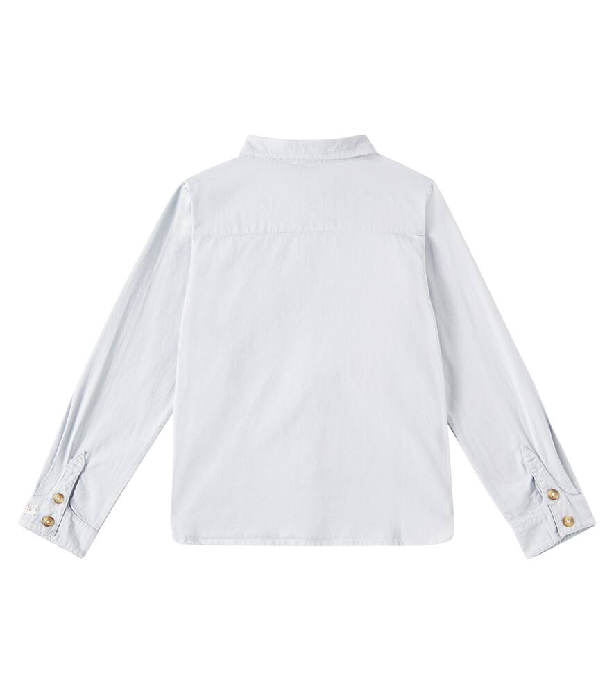 Donsje Bellare Cotton Shirt In Ice Blue