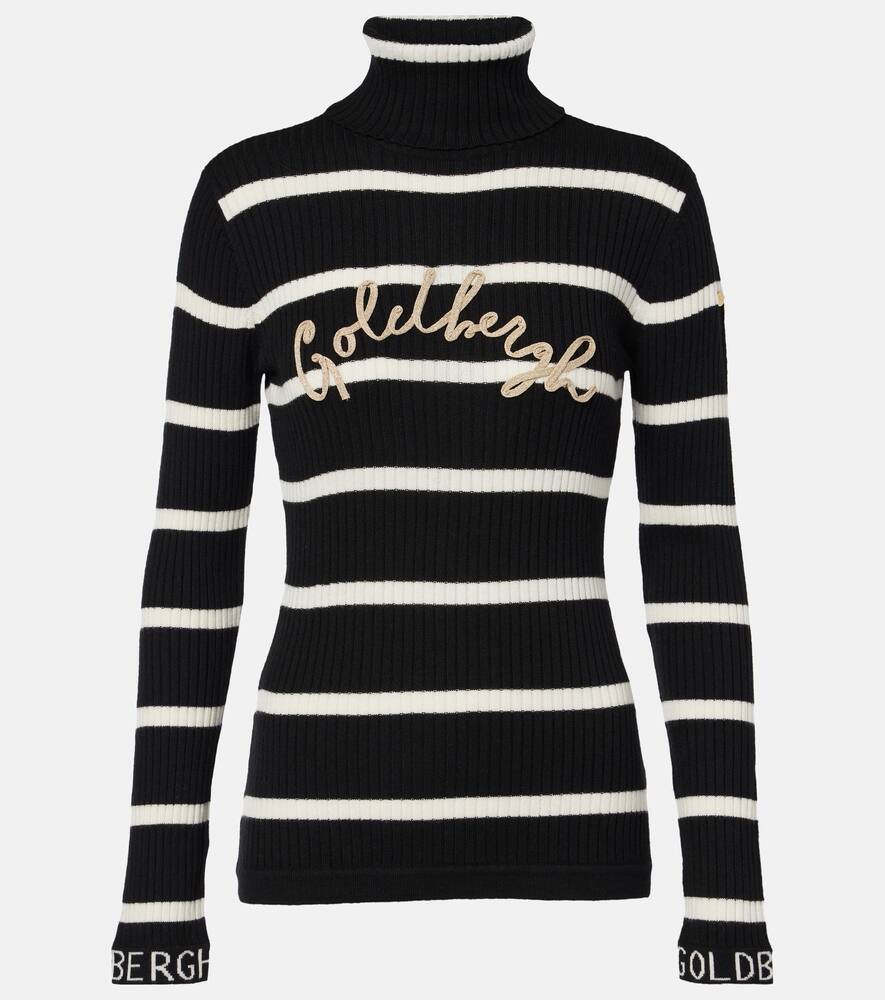 Goldbergh Breton striped turtleneck sweater