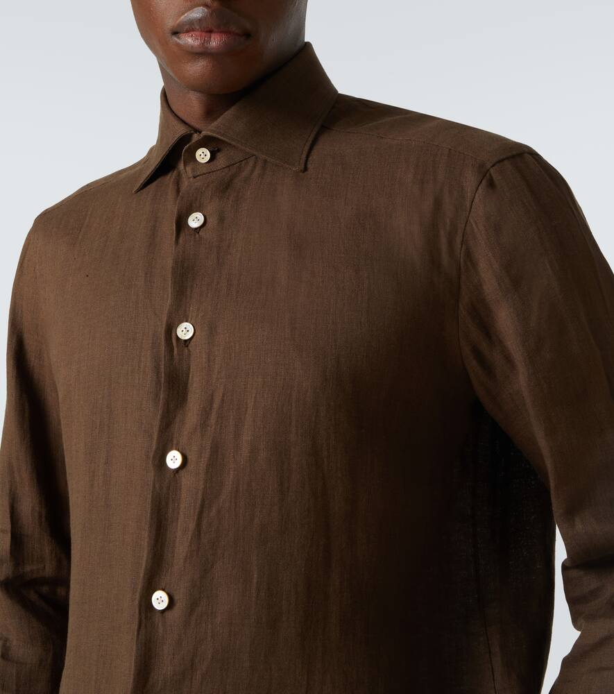 KITON LINEN SHIRT 