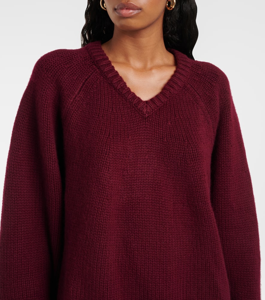 Lisa Yang Renske Cashmere Drop-shoulder Sweater In Purple