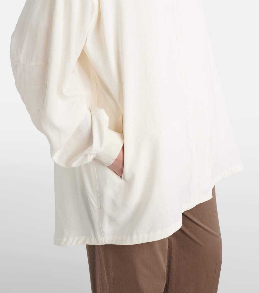  The Row The Row Kemetina Silk Raincoat 