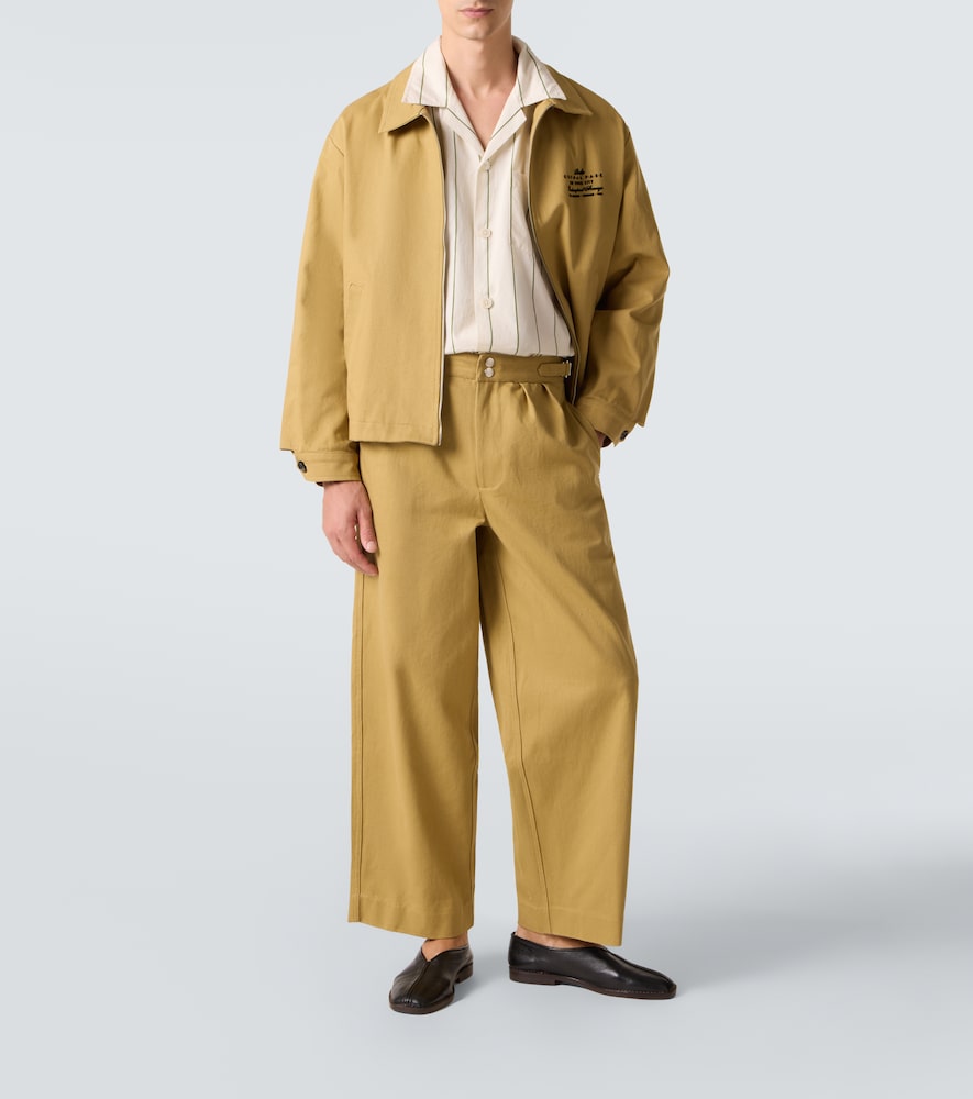  Bode Bode Pantalon Ample En Coton 