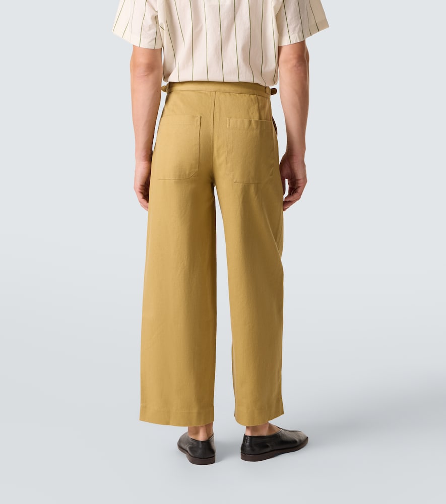  Bode Bode Pantalon Ample En Coton 