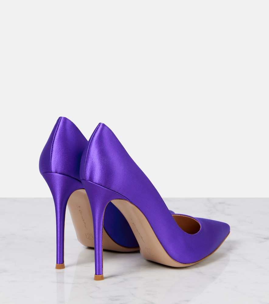 Gianvito 105 Satin Crêpe Pumps