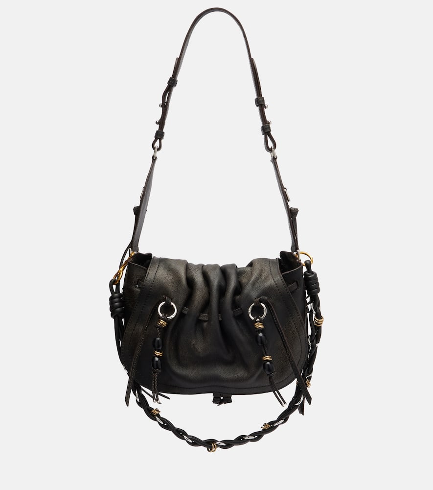 Isabel Marant Bolton Leather Shoulder Bag In Brown