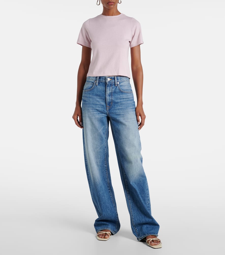 Slvrlake Cassie High-rise Barrel-leg Jeans In Blue