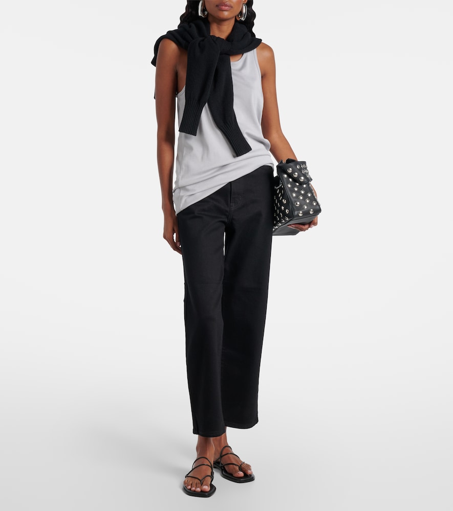 Slvrlake London mid-rise cropped straight jeans